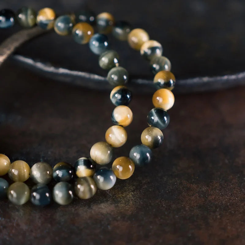 Hermod | Tiger Eye & Copper Handmade Bracelet