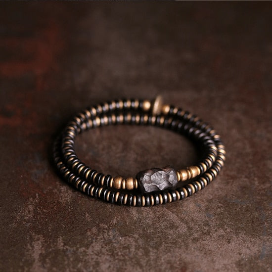 Kajoon Harald Handmade Ebony & Copper Bracelet 05