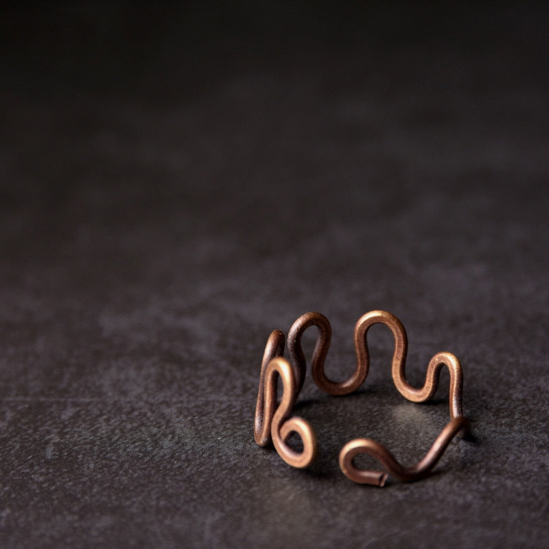 Kajoon Rayna Handmade Copper Ring 05