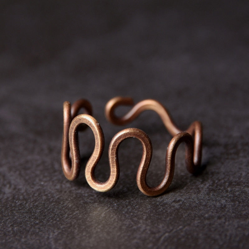 Kajoon Rayna Handmade Copper Ring 01