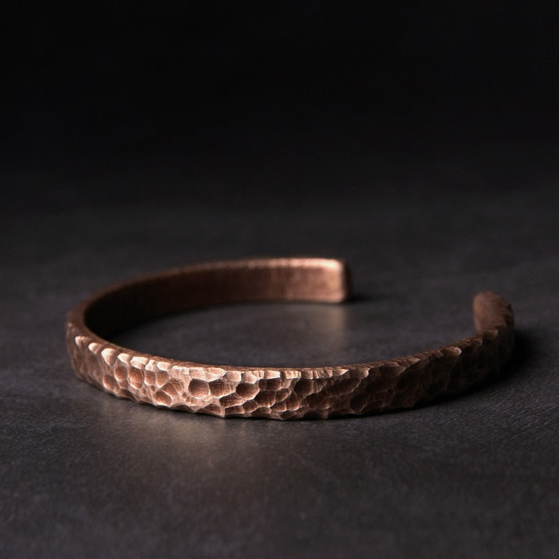 Men's 11 1/2 Inch Solid Copper Bracelet CB639G - 5/8 of an i