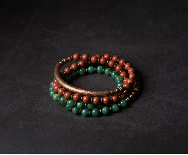 Kajoon Sigrid Handmade Natural Stones & Copper Bracelet 10