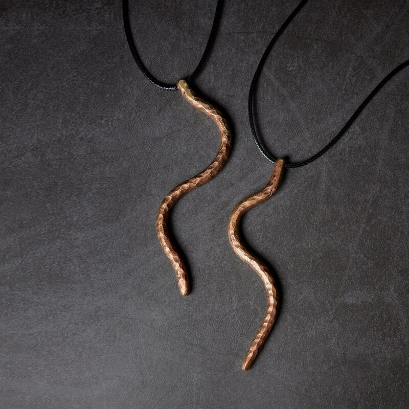 Kajoon Karmen Handcrafted Snake-Shaped Copper Necklace 03