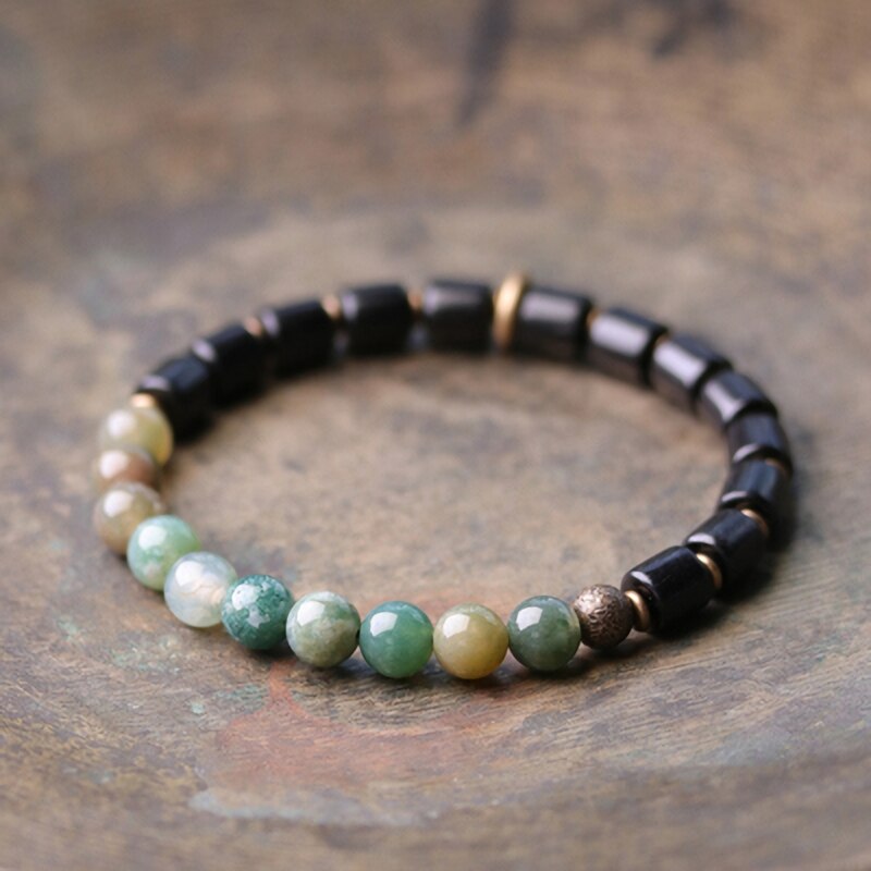 Kajoon Odine Natural Stones, Ebony & Copper Bracelet 03