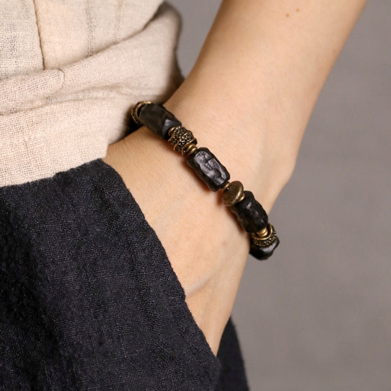 Kajoon Bjorn Handmade Ebony & Copper Bracelet 02